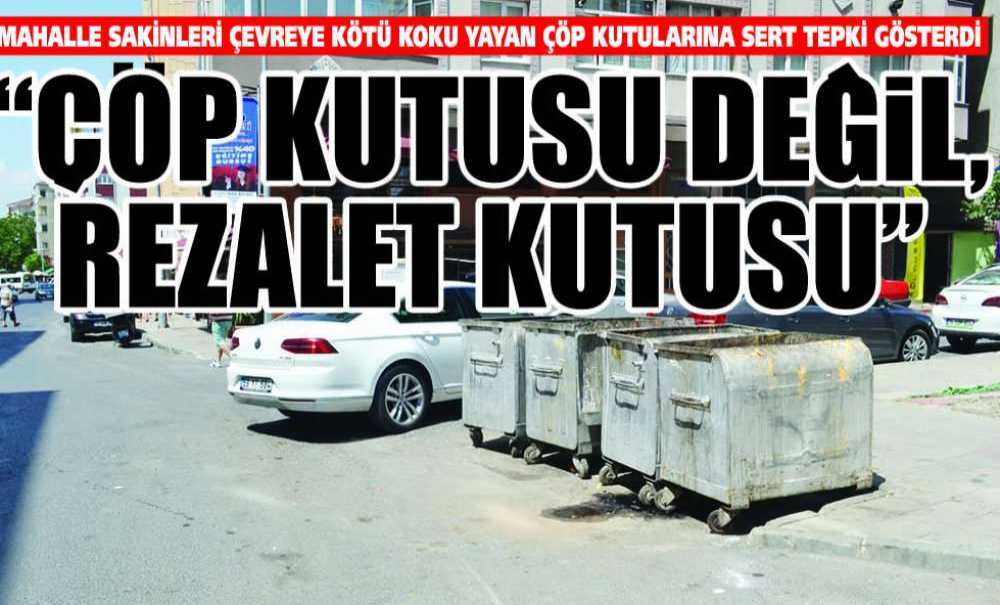 “Çöp Kutusu Değil, Rezalet Kutusu”