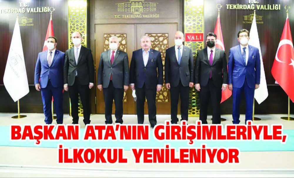 Başkan Ata'nın Girişimleriyle, İlkokul Yenileniyor