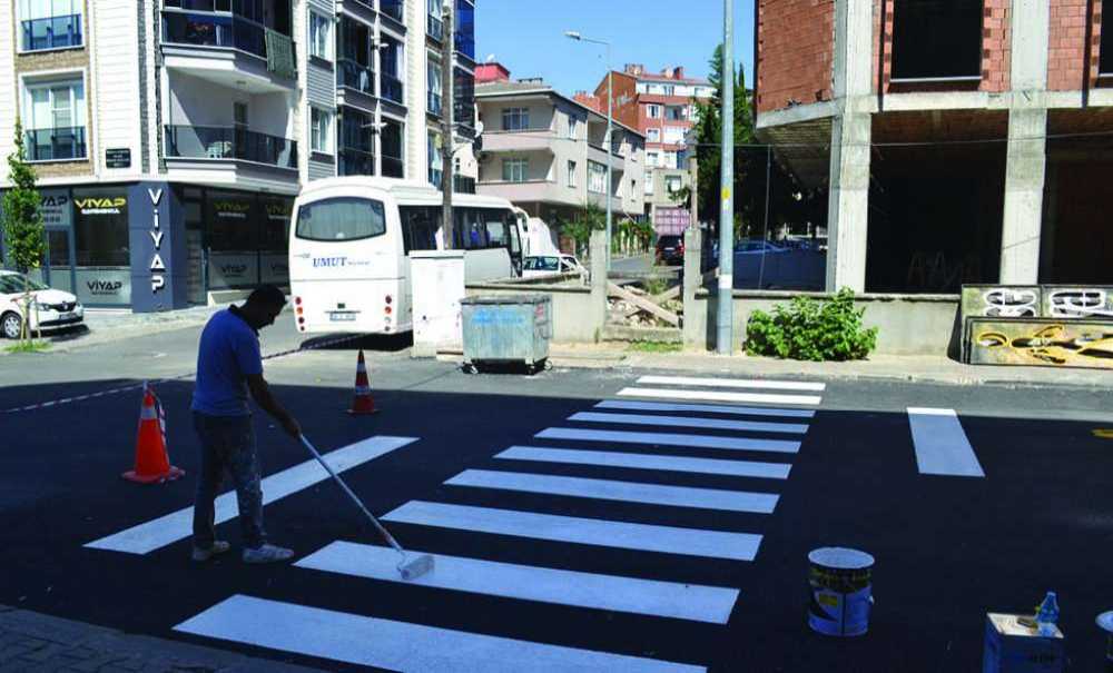 Kazadan Sonra Yaya Geçitleri Yapıldı