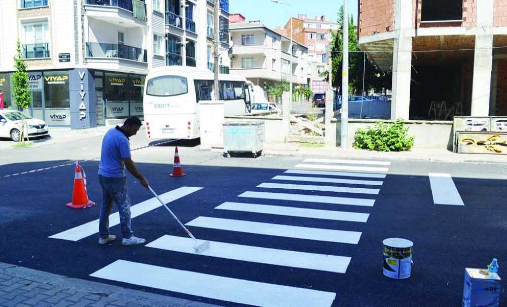 Kazadan Sonra Yaya Geçitleri Yapıldı