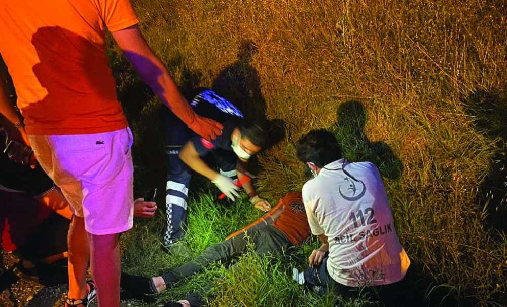 Otomobil Takla Attı, 2 Yaralı