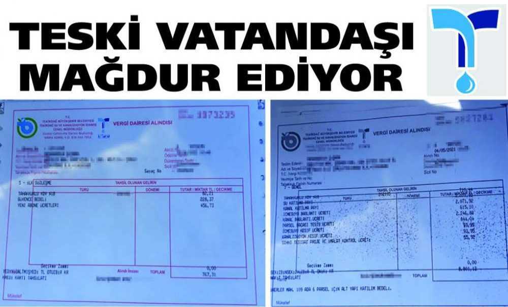 Teski Vatandaşı Mağdur Ediyor