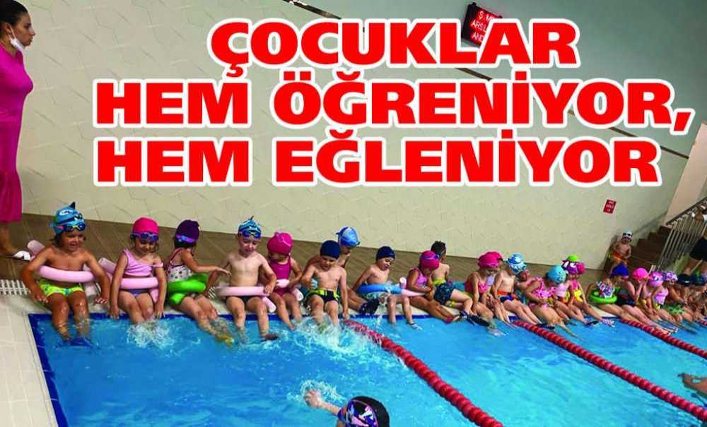 Çocuklar Hem Öğreniyor, Hem Eğleniyor