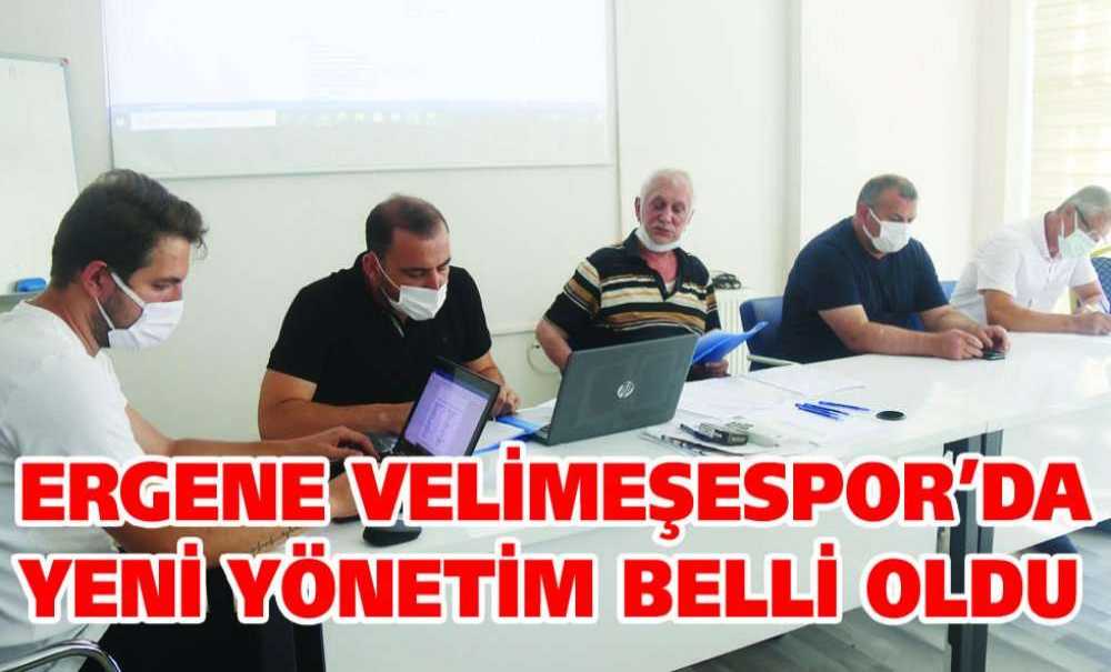 Ergene Velimeşespor'da Yeni Yönetim Belli Oldu
