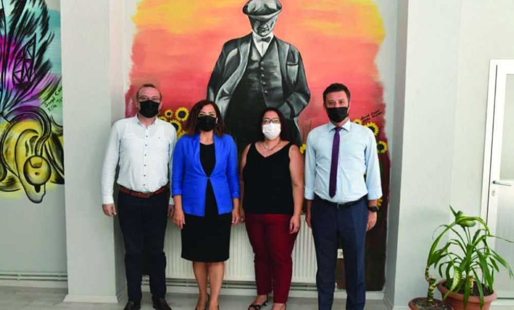 Candan Yüceer Çorlu'da Ziyaretlerde Bulundu