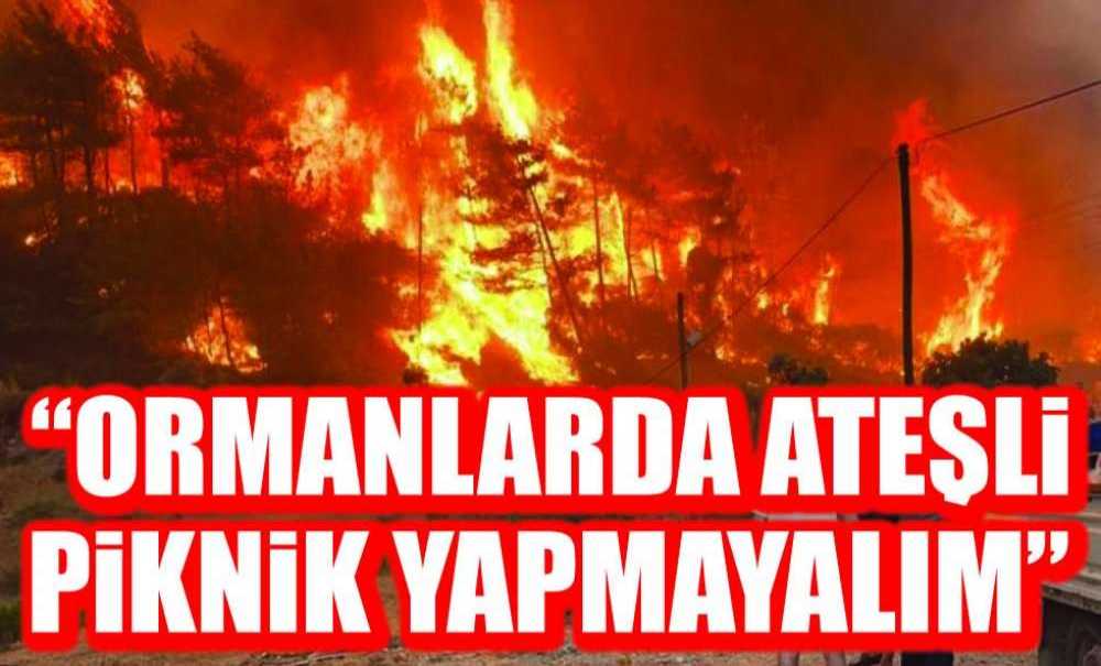 “Ormanlarda Ateşli Piknik Yapmayalım”