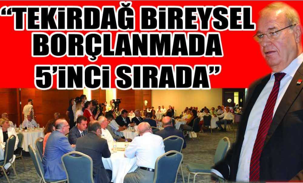 “Tekirdağ Bireysel Borçlanmada 5'inci Sırada”
