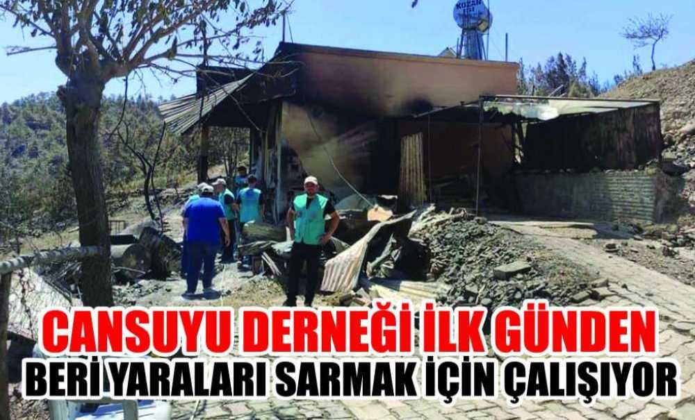 Cansuyu Derneği İlk Günden Beri Yaraları Sarmak İçin Çalışıyor