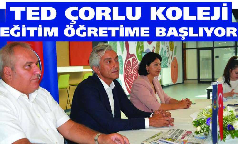 Ted Çorlu Koleji Eğitim Öğretime Başlıyor