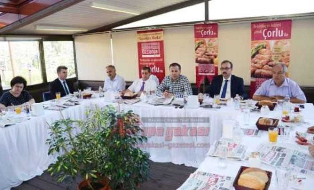 6. Basın Buluşması Çorlu`da Gerçekleştirildi