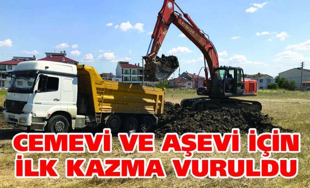 Cemevi Ve Aşevi İçin İlk Kazma Vuruldu