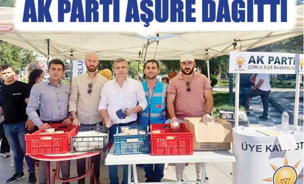 Ak Parti Aşure Dağıttı
