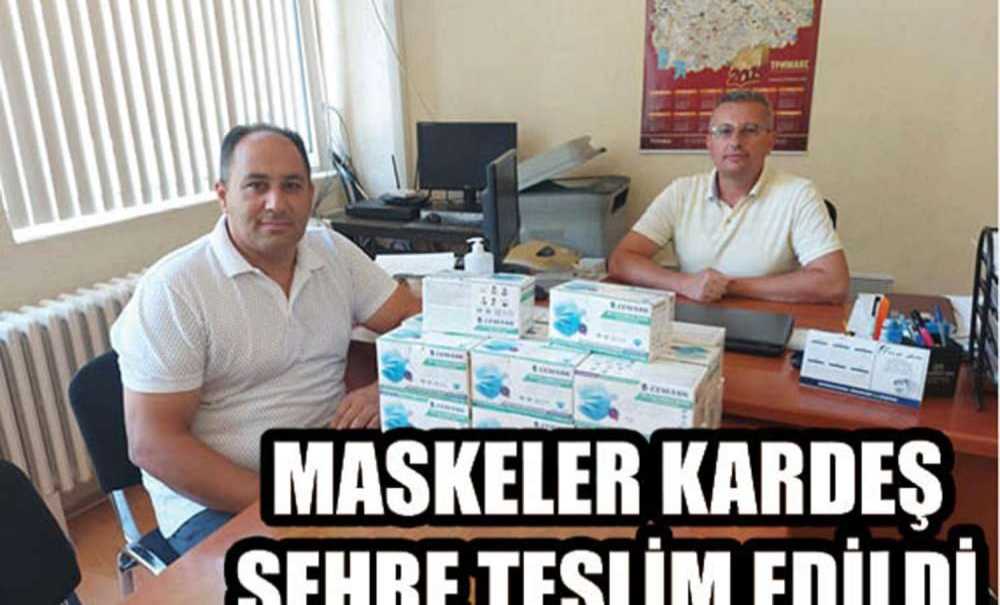 Maskeler Kardeş Şehre Teslim Edildi