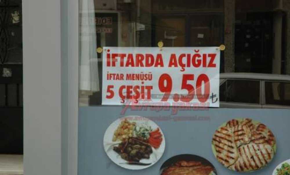 Lokantalara Ramazan Tatili