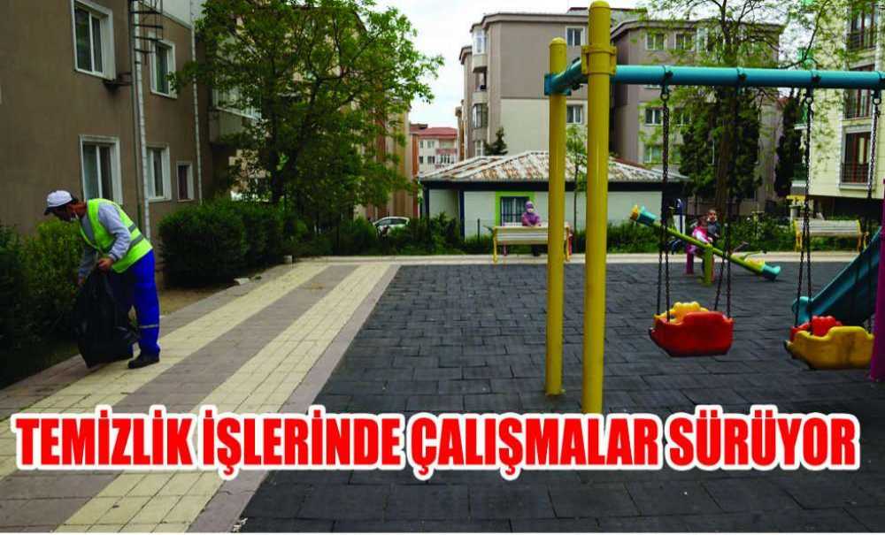 Temizlik İşlerinde Çalışmalar Sürüyor