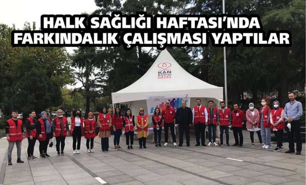 Halk Sağlığı Haftası'nda Farkındalık Çalışması Yaptılar