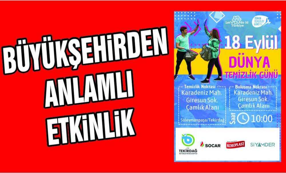 Büyükşehirden Anlamlı Etkinlik