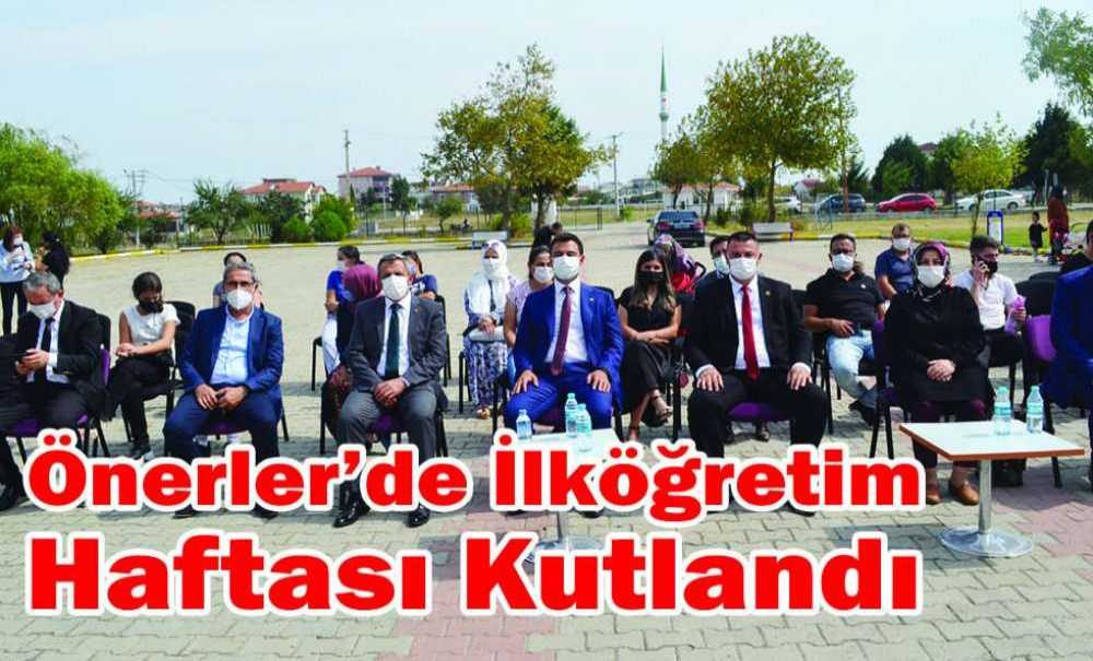 Önerler Okulu'nda İlköğretim Haftası Kutladı