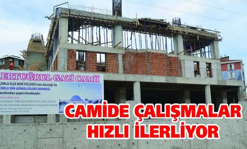 Cami'de Çalışmalar Hızlı İlerliyor