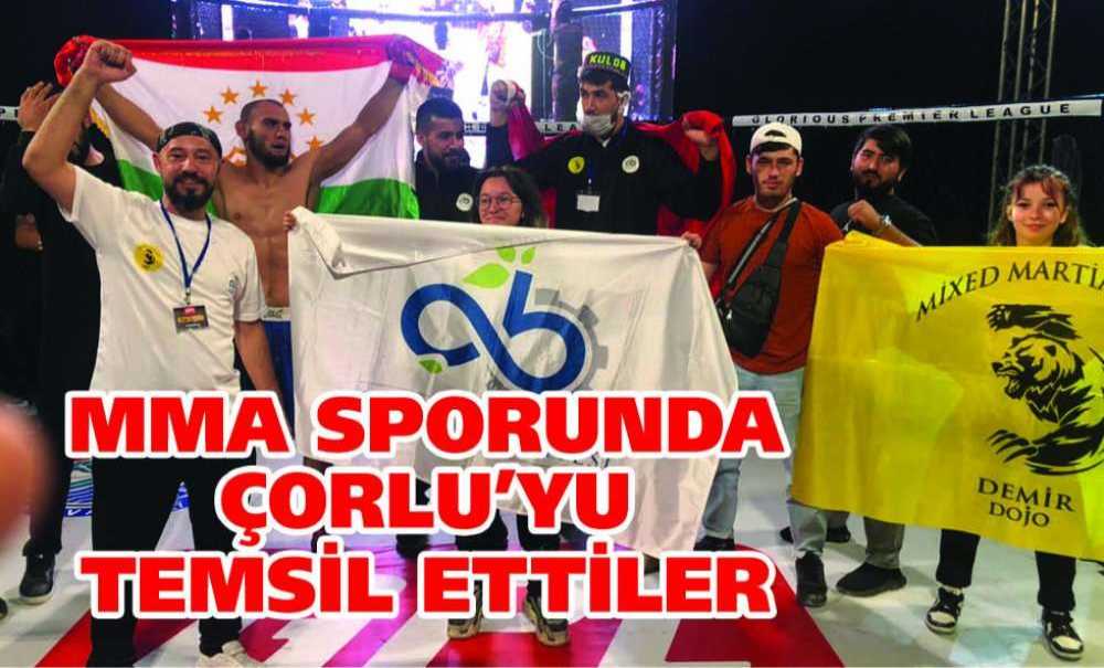 Mma Sporunda Çorlu'yu Temsil Ettiler