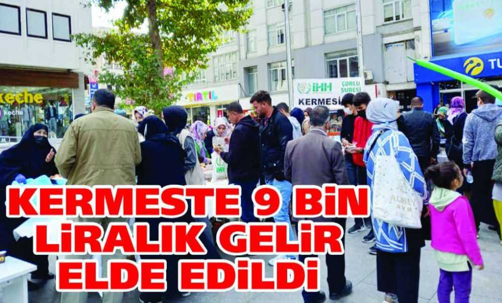 Kermeste 9 Bin Liralık Gelir Elde Edildi