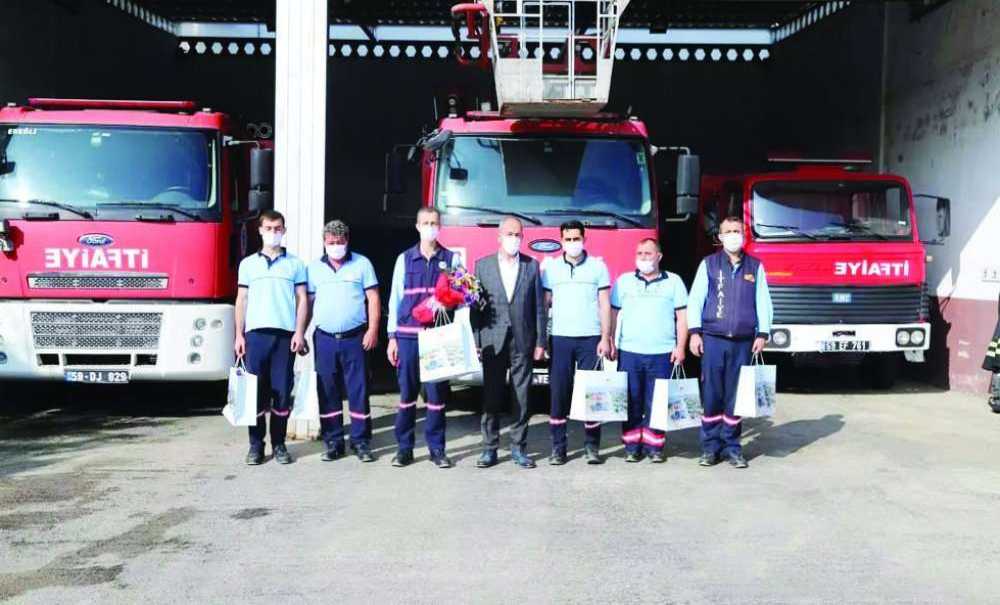 Başkan Ata'dan Marmaraereğlisi İtfaiyesine Ziyaret