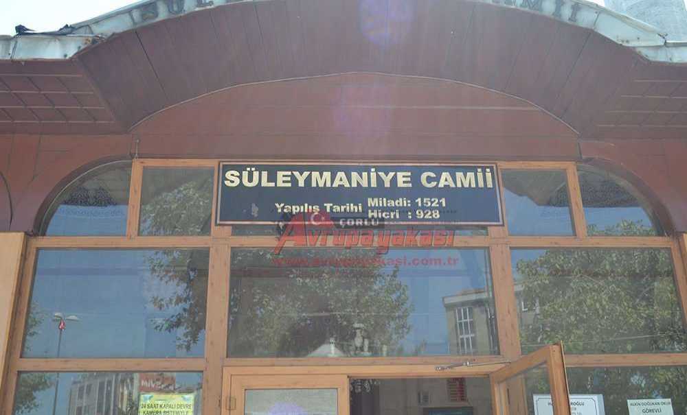 Çorlu'da 5 Bin Kişiye Bir Cami Düşüyor