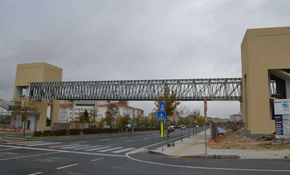 Asansörlü Üst Geçit Projesi'nde Sona Yaklaşıldı
