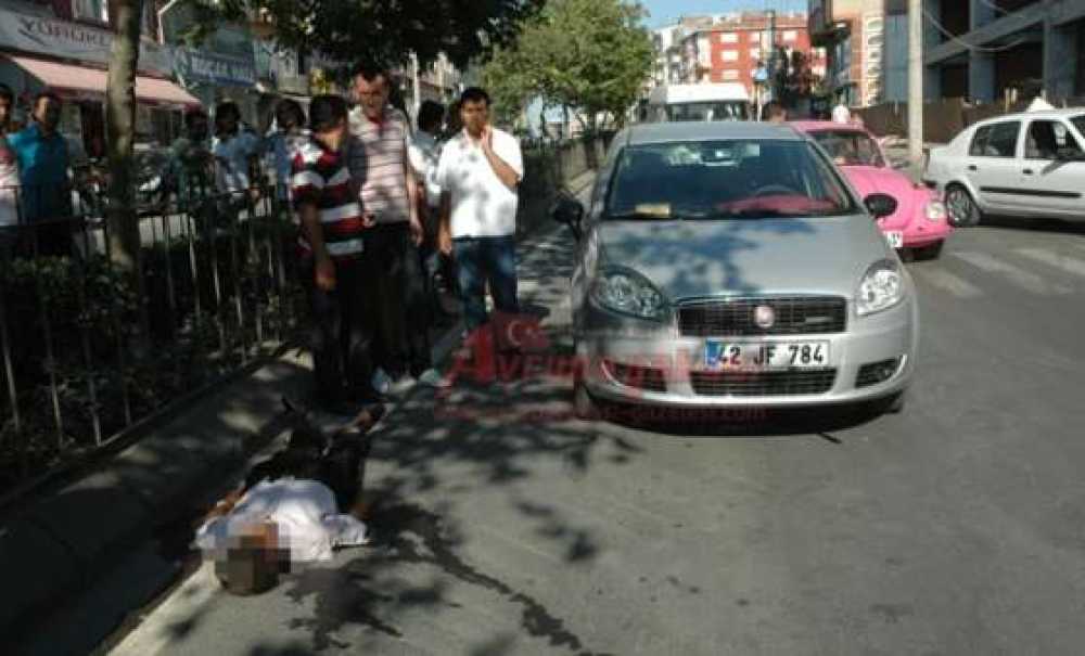 Yayaya Otomobil Çarptı