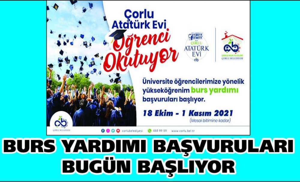 Burs Yardımı Başvuruları Bugün Başlıyor