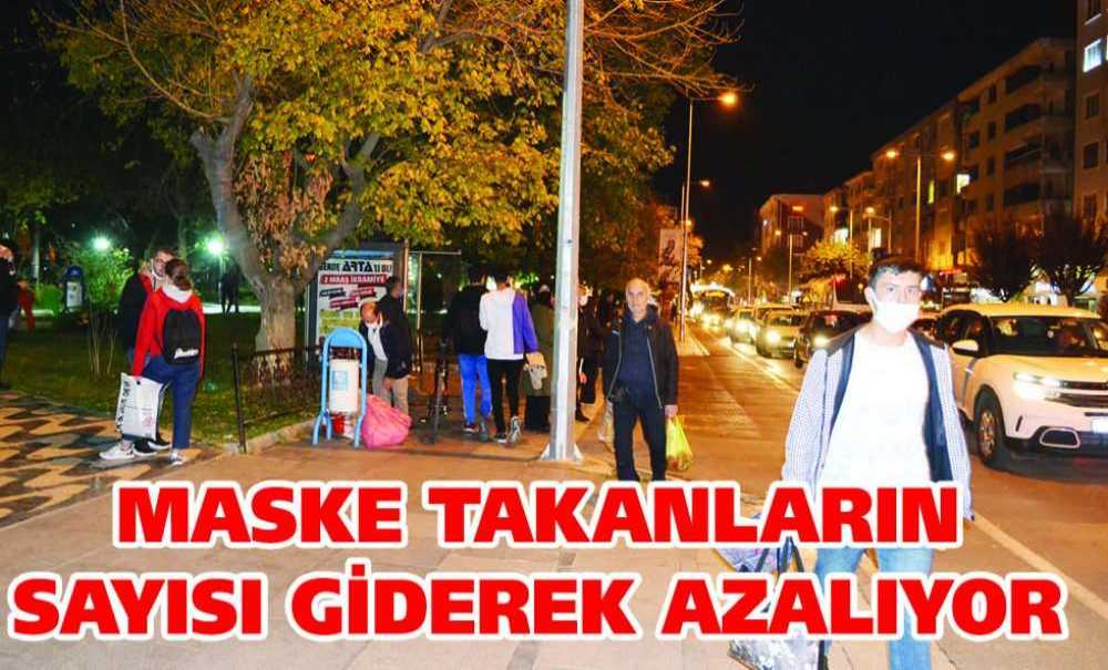 Maske Takanların Sayısı Giderek Azalıyor