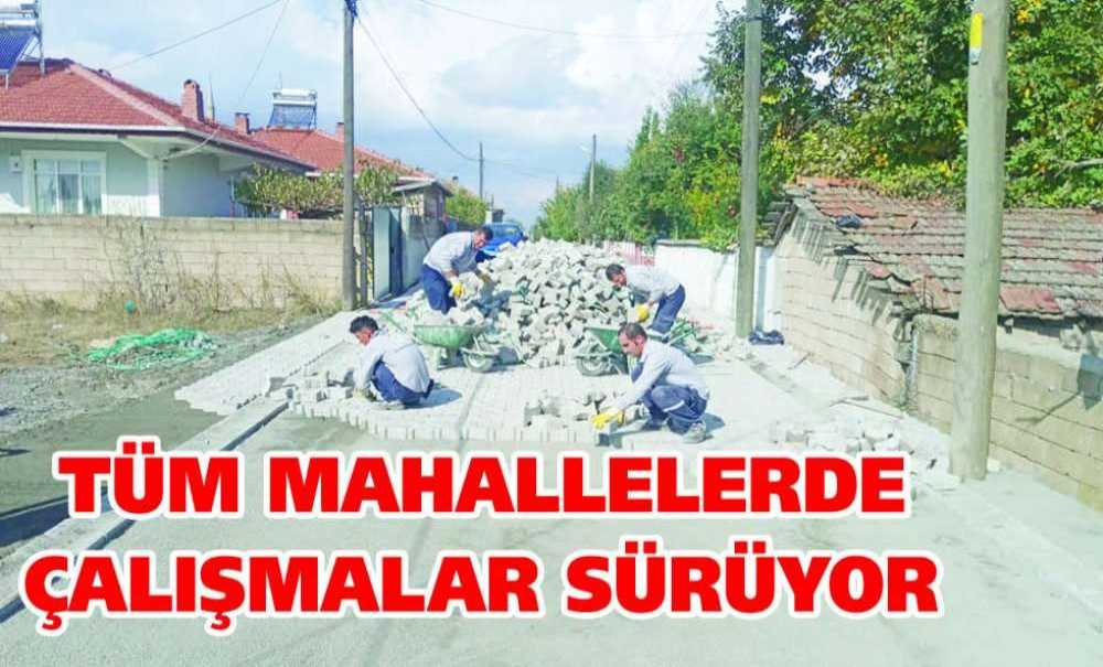 Tüm Mahallelerde Çalışmalar Sürüyor