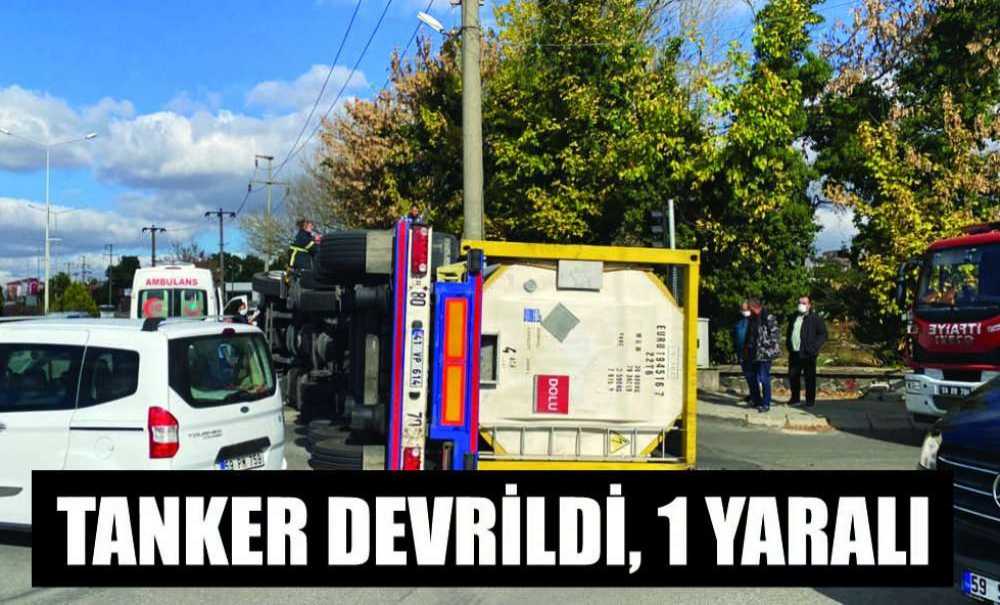 Tanker Devrildi, 1 Yaralı