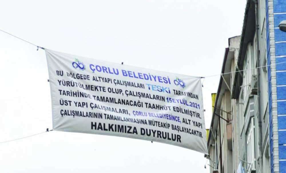 Çalışmalar Bitti Pankart İnmedi!