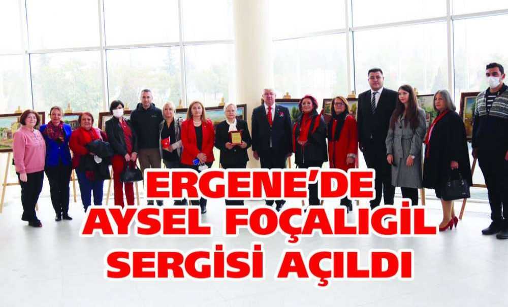 Ergene'de Aysel Foçalıgil Sergisi Açıldı
