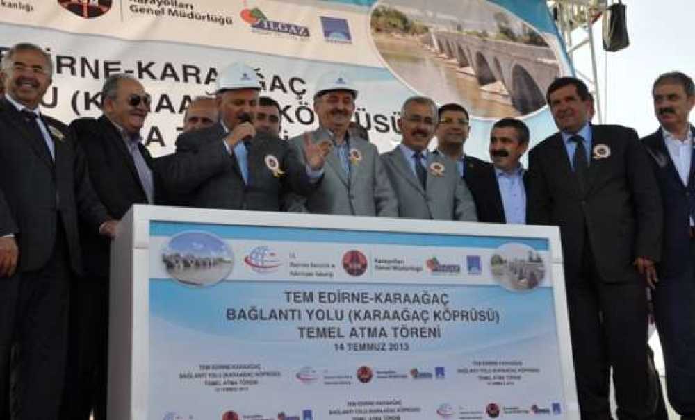 Edirne'de Temel Atma Töreni