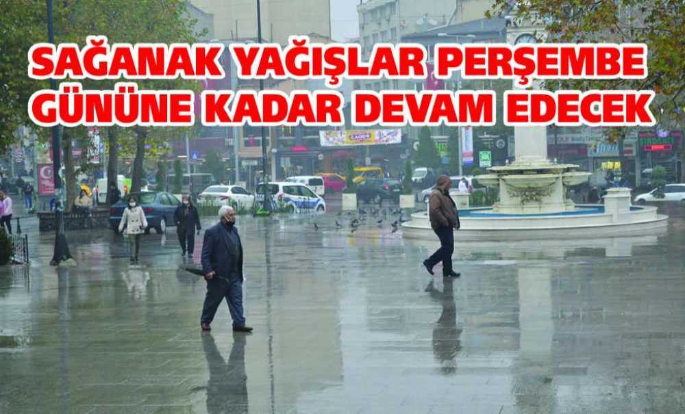 Sağanak Yağışlar Perşembe Gününe Kadar Devam Edecek