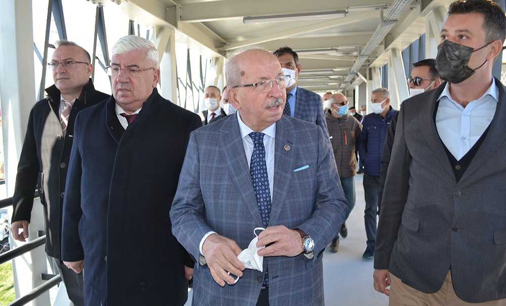 Asansörlü Üst Geçit Açıldı