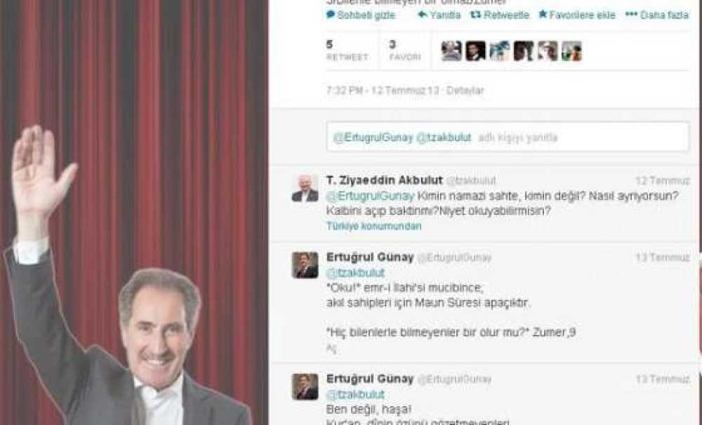 Eski Bakan Günay Ile Milletvekili Akbulut Arasında Tweet Polemiği