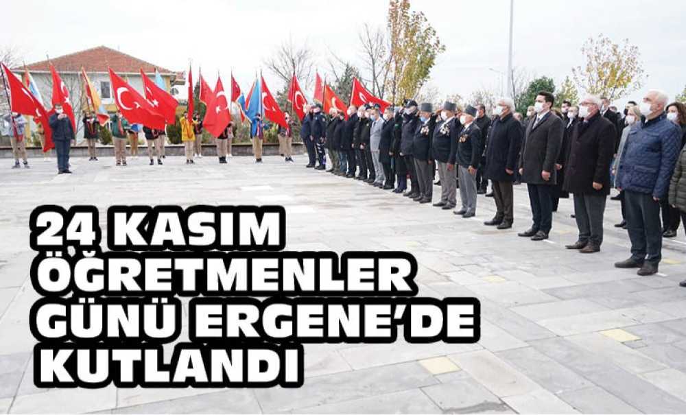 24 Kasım Öğretmenler Günü Ergene'de Kutlandı