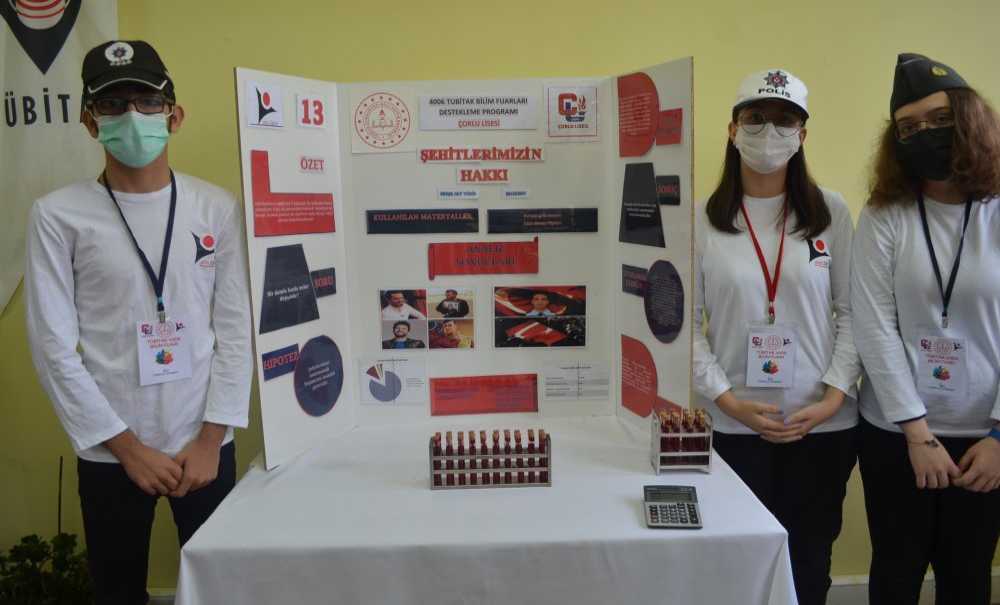 Bilim Fuarında Projeler Dikkat Çekti