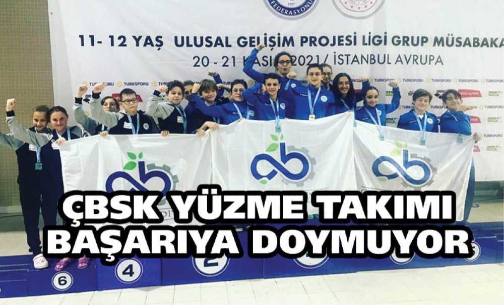 Çbsk Yüzme Takımı Başarıya Doymuyor