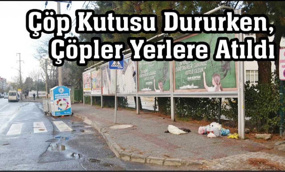 Çöp Kutusu Dururken, Çöpler Yerlere Atıldı