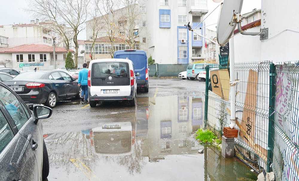 Otopark Göle Döndü