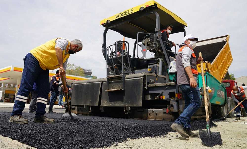 Çorlu'ya 55 Bin Ton Asfalt Serildi
