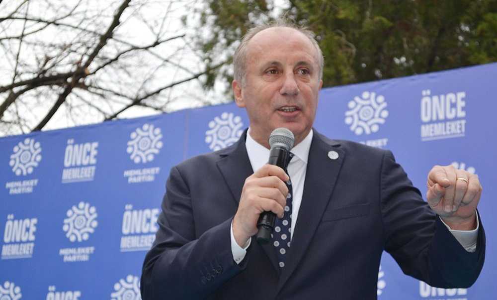 Muharrem İnce Sert Konuştu
