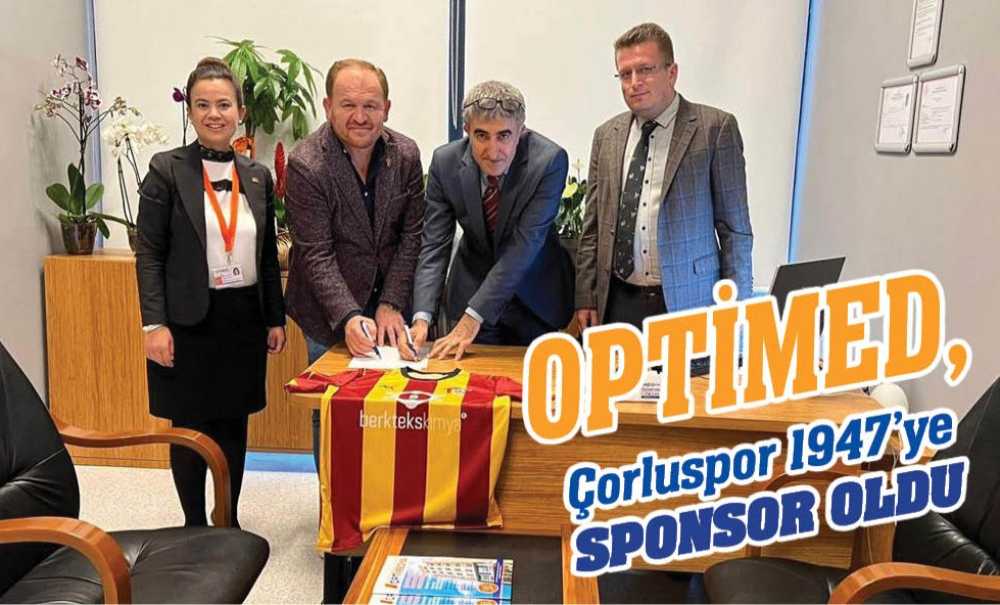 Optimed, Çorluspor 1947'Ye Sponsor Oldu