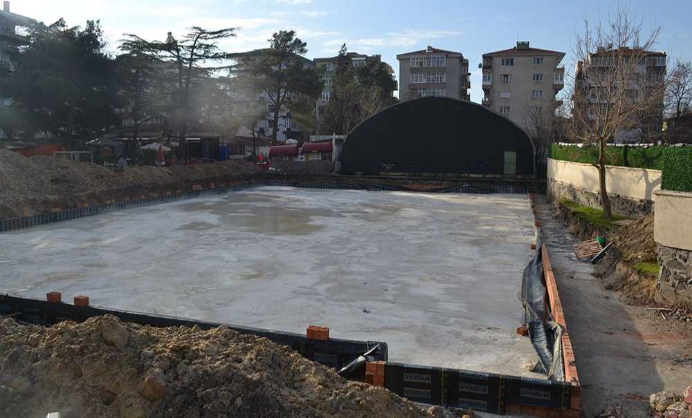 Ağaçların Kesildiği Yerde İnşaat Başladı