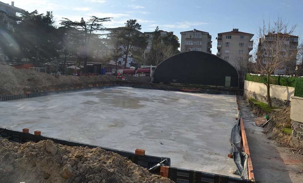 Ağaçların Kesildiği Yerde İnşaat Başladı