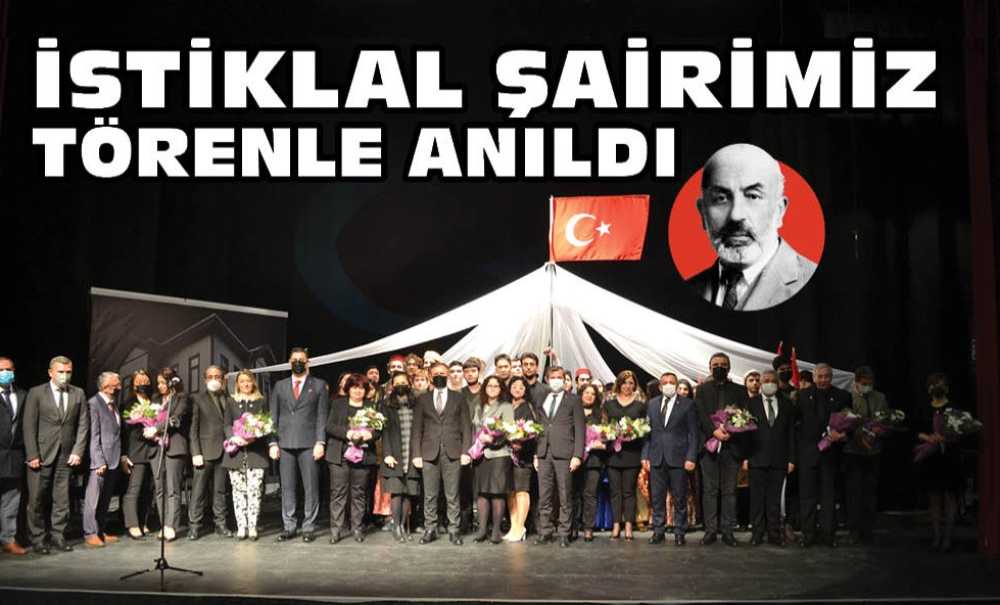 İstiklal Şairimiz Törenle Anıldı